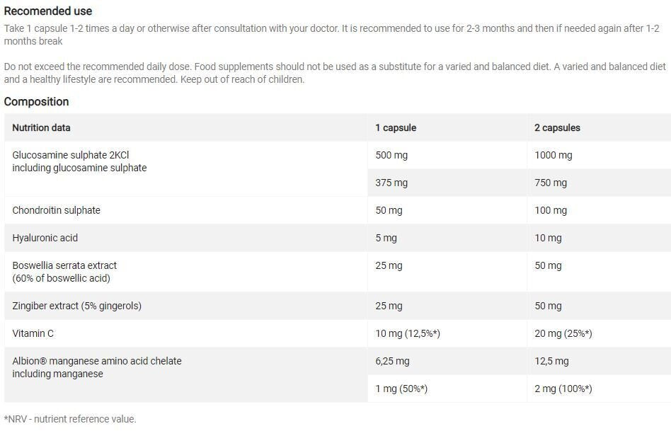 OLIMP Arthroblock Forte 60 Caps. - Nutra Best Europe