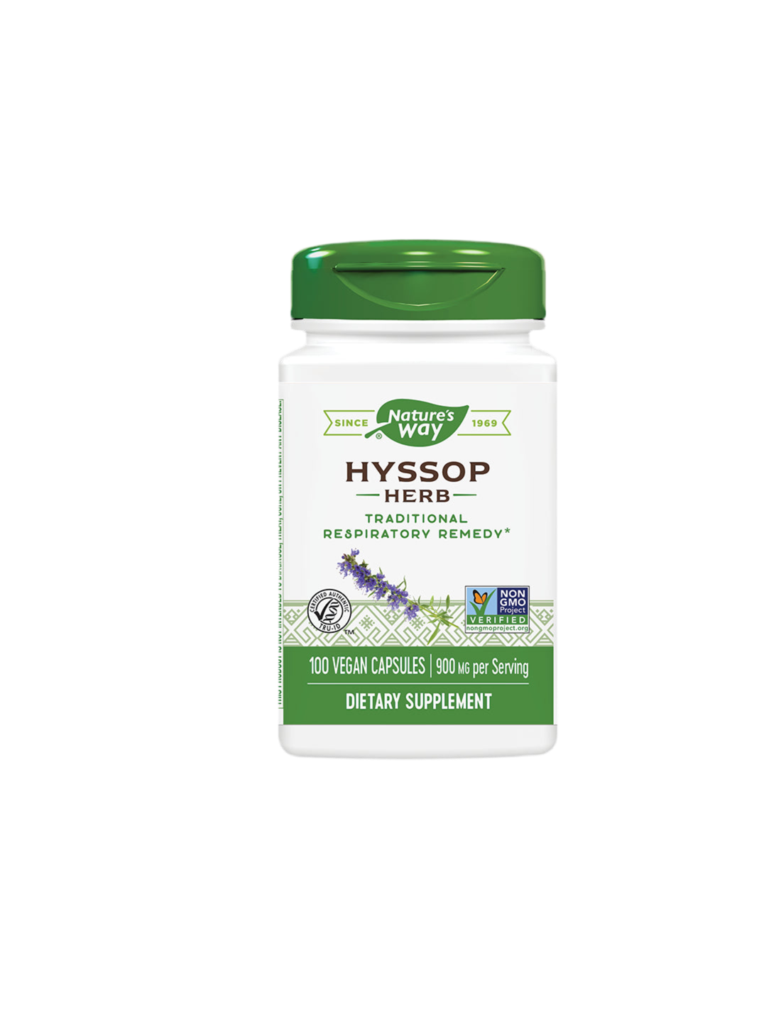 Hyssop Herb 450 mg - 100 capsules - Nutra Best Europe
