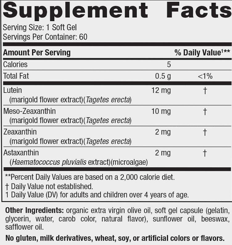 Blue Light Eye Defense - 60 Gel Capsules - Nutra Best Europe