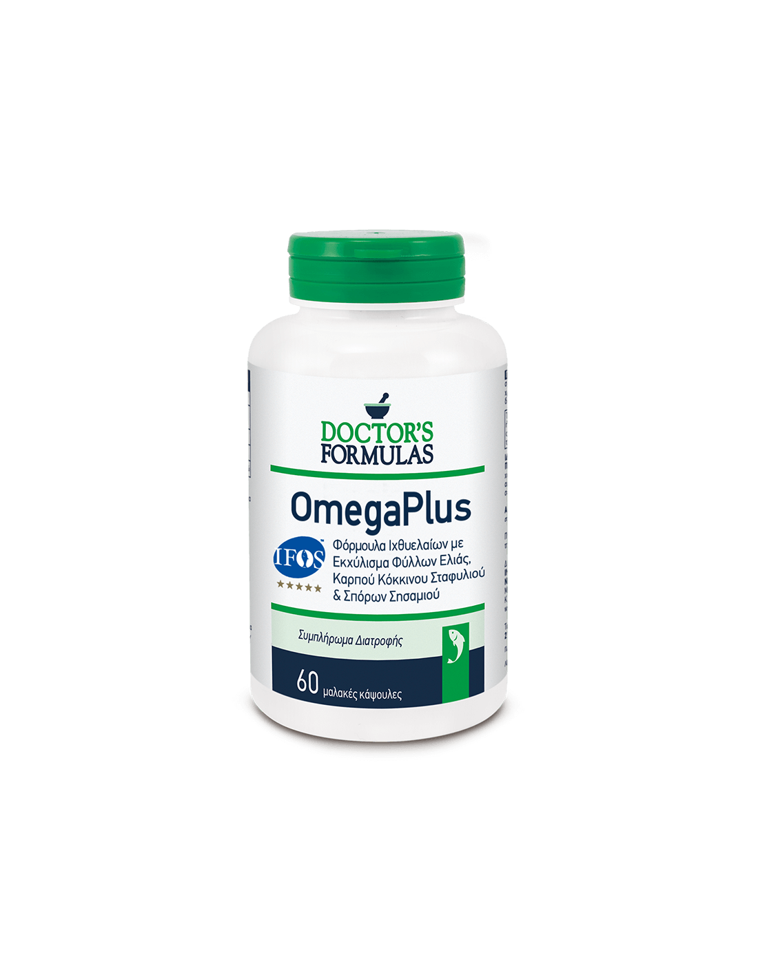 Omega Plus (Omega-3, olíva, szőlőmag és szezám), 60 lágyzselé kapszula Doctor's Formulas
