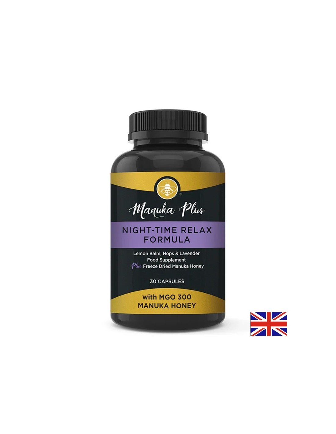 Alvás és relaxációs formula Manuka mézzel, 30 kapszula