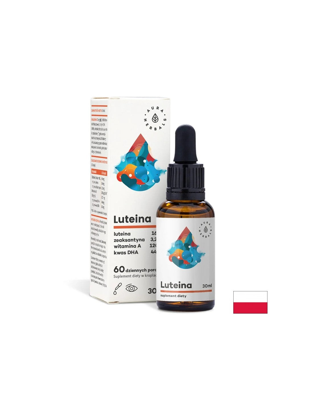 Szem egészsége - Lutein + zeaxantin + A-vitamin és halolaj, 30 ml, cseppek