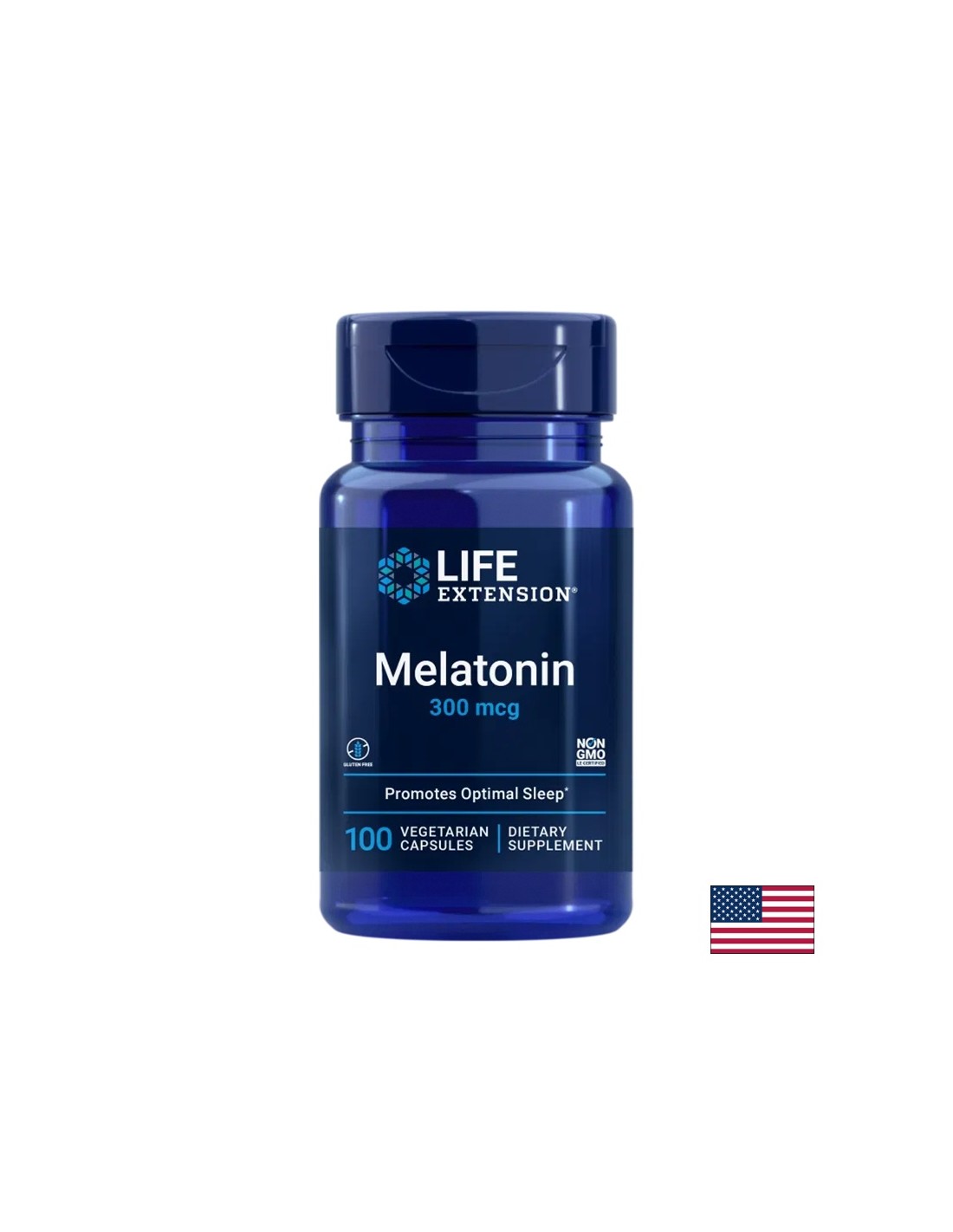 Álmatlanság – Melatonin, 300 µg x 100 kapszula
