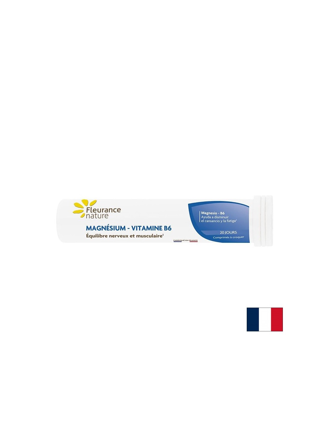 Izom-, szív- és idegrendszer - Magnézium (karbonát) 300 mg + B6-vitamin 2 mg, 20 tabletta