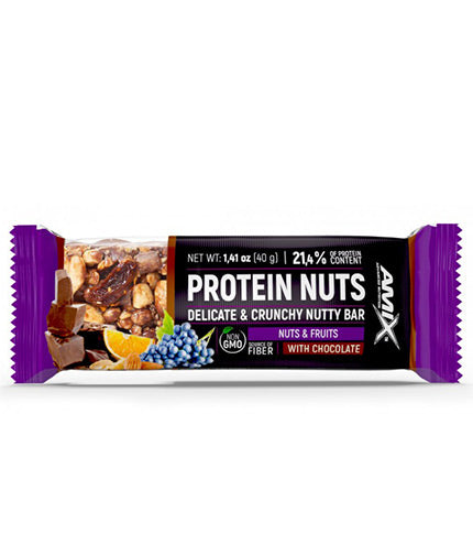 Protein Nuts Crunchy Nutty Bar / 40g - Nutra Best Europe