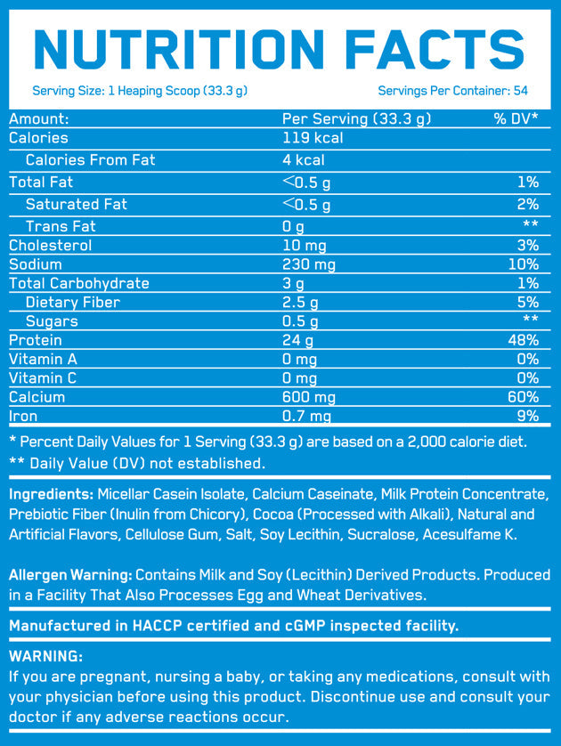 Micellar Casein Build - 1.816 KG - Nutra Best Europe