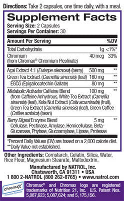 Acai Berry Diet 60 Caps. - Nutra Best Europe