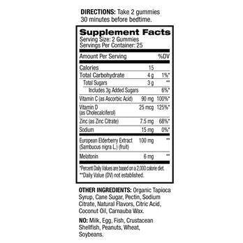 Sleep + Immune Health / 50 Gummies - Nutra Best Europe