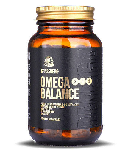 GRASSBERG Omega 3-6-9 Balance 1000 mg 60/90 Caps - Nutra Best Europe