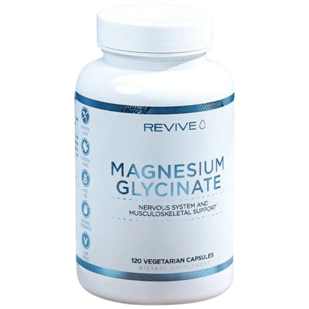 Magnesium Glycinate 200 mg - 120 capsules - Nutra Best Europe