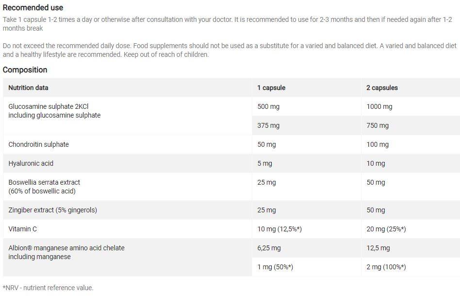 Arthroblock Forte | Sport Edition - 60 capsules - Nutra Best Europe