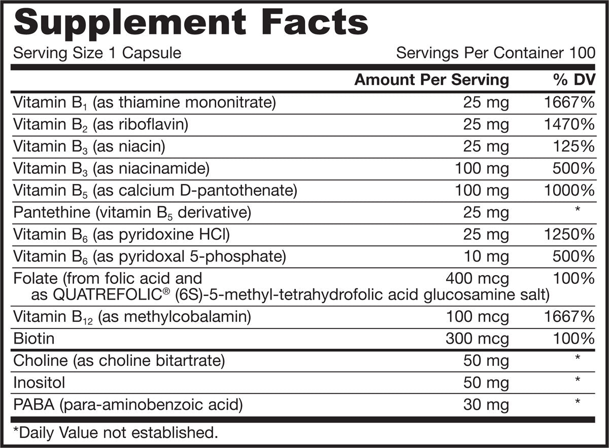 B-Right (B-Complex) - 100 capsules - Nutra Best Europe