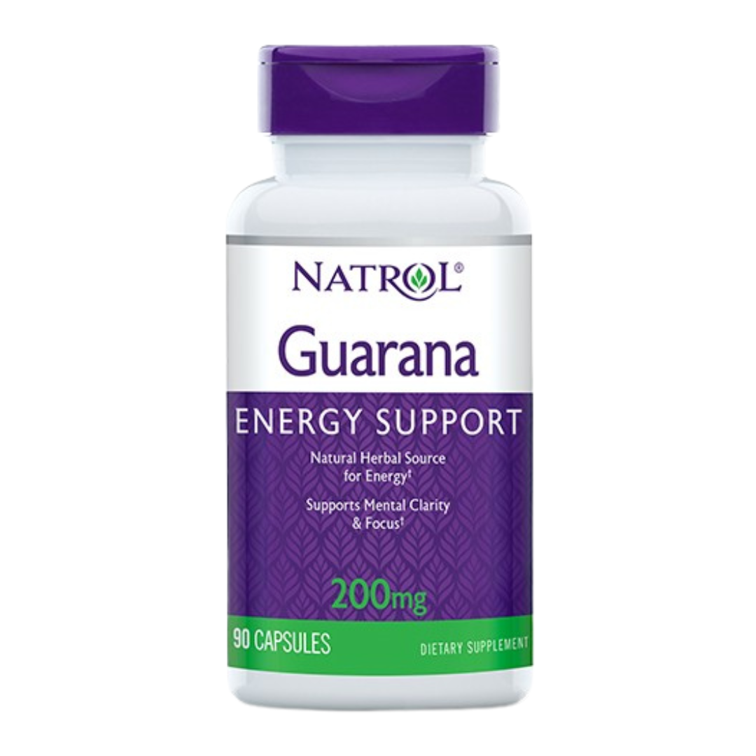 Guarana 200 mg. / 90 Caps. - Nutra Best Europe