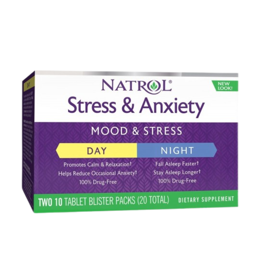 Stress & Anxiety 10+10 Tabs. - Nutra Best Europe