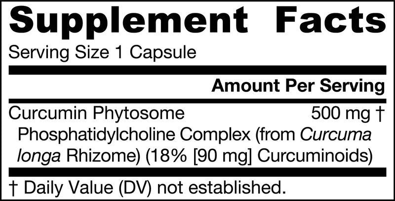 Curcumin Phytosome 500 mg | Meriva® - 60 capsules - Nutra Best Europe
