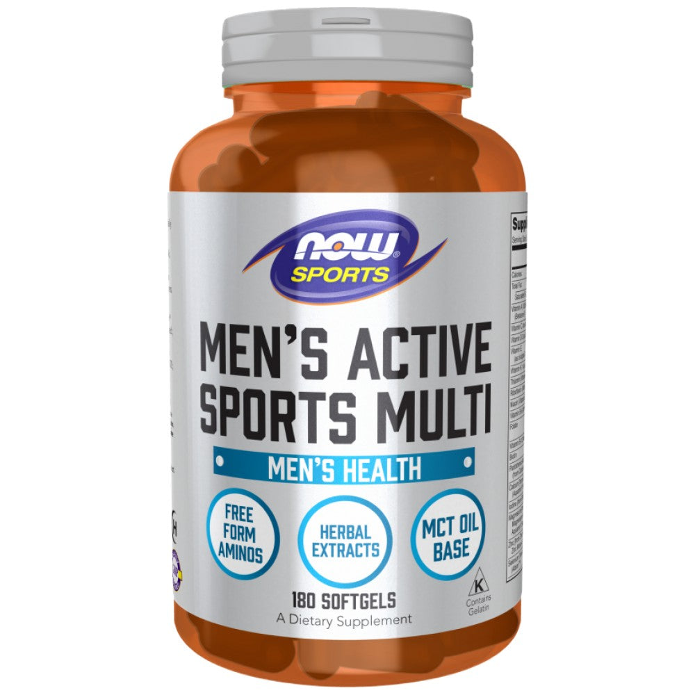 Men's Active Sports Multi - 180 Gel capsules - Nutra Best Europe