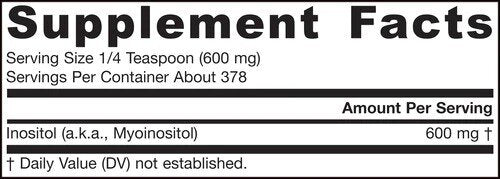 Inositol Powder - 227 grams - Nutra Best Europe