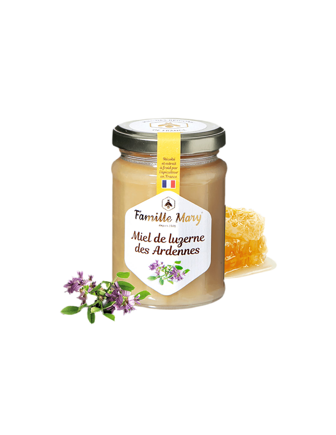 Miel de luƺerne des Ardenes / Lucerne honey, 230 g Famille Mary - Nutra Best Europe