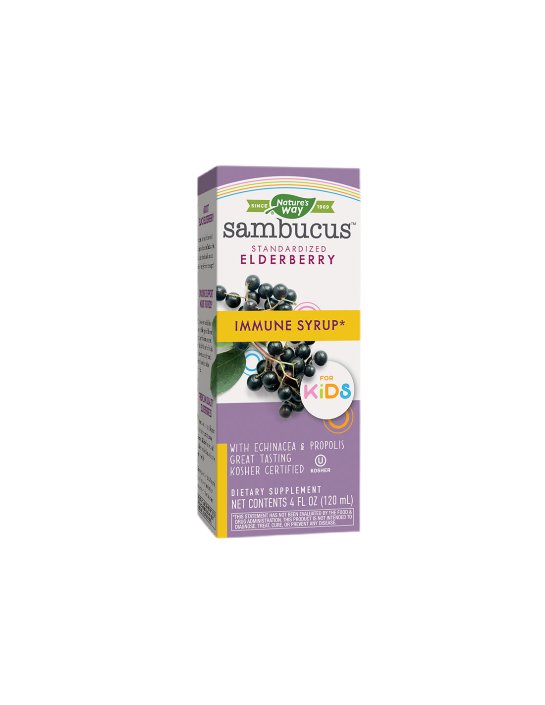 Sambucus Original For Kids - 120 ml - Nutra Best Europe