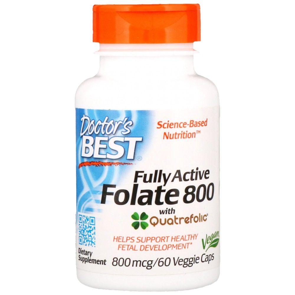 BEST Fully Active Folate 800 mcg - 60 capsules - Nutra Best Europe