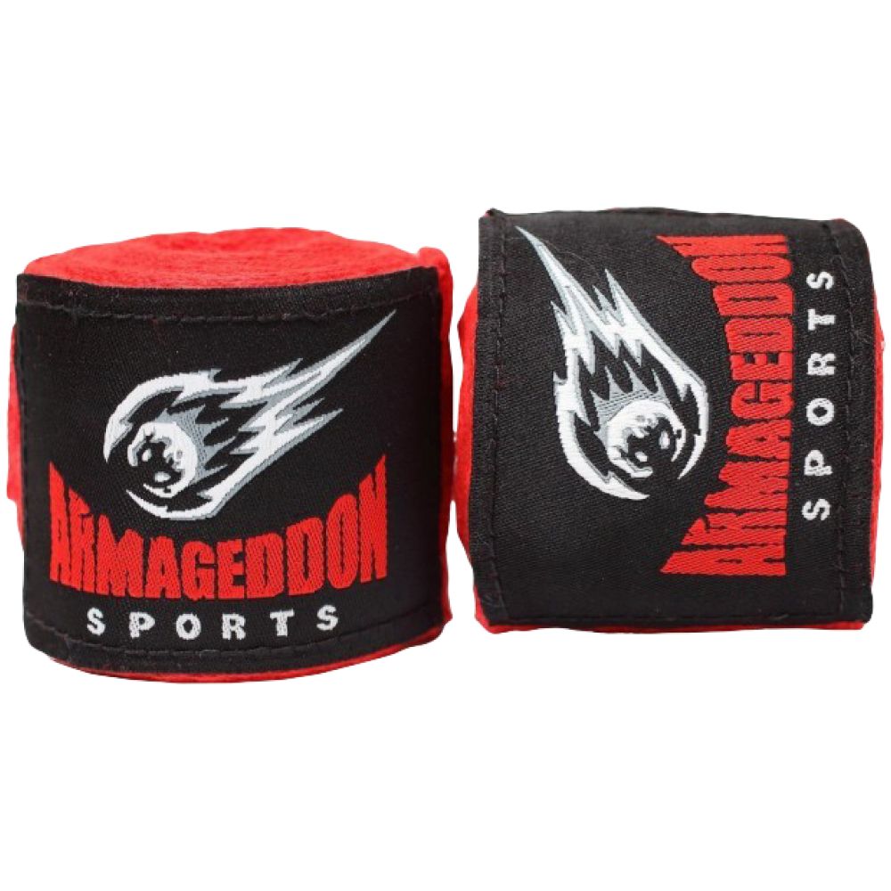 Boxing Hand Wraps 4.5 m - Red / Boxing bandages 4.5 m - Red 4.5 Meters - Nutra Best Europe