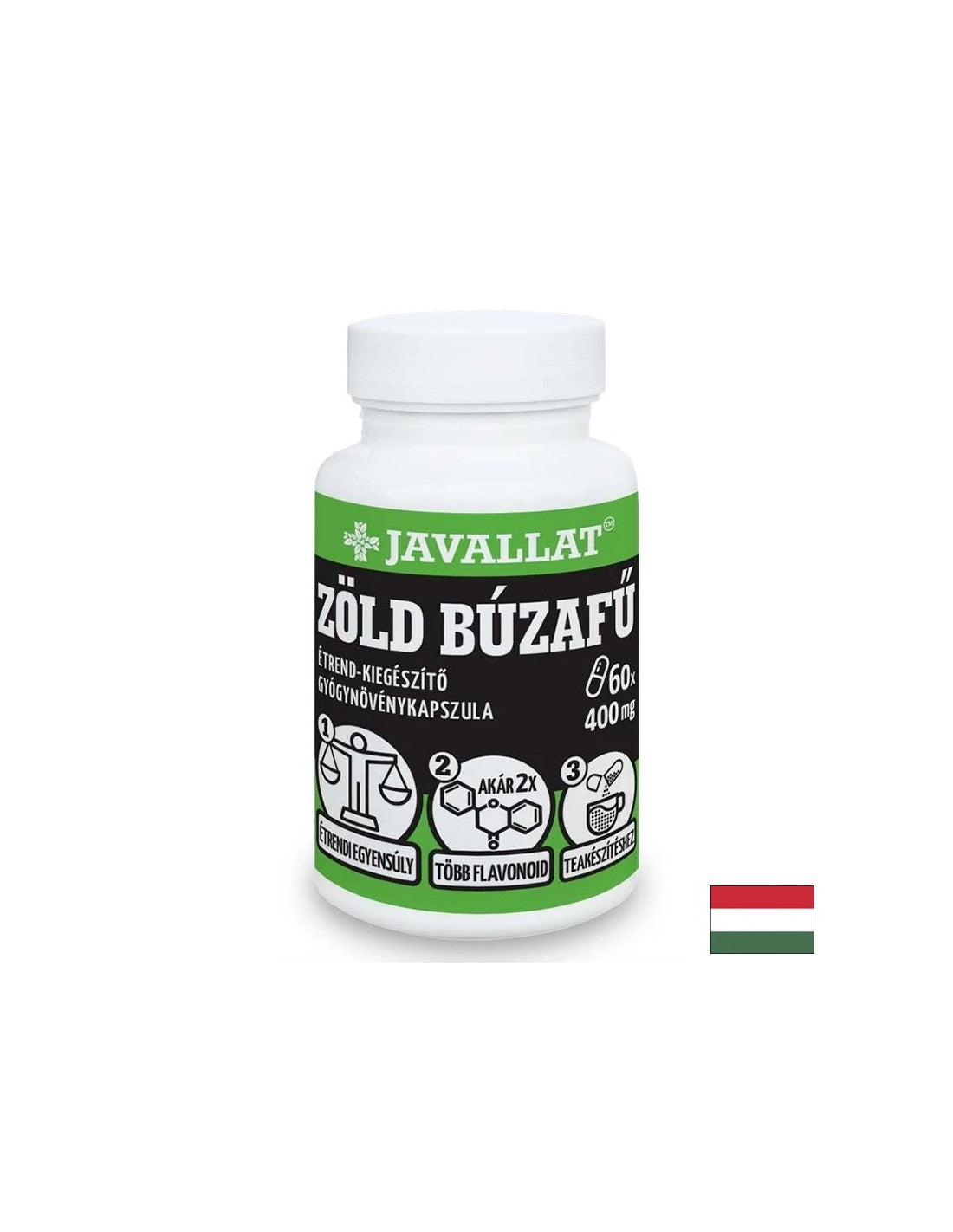 Máj és jó emésztés - Búzafű, 400 mg x 60 kapszula