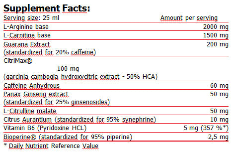 CarniLean™ 10 x 25ml. - Nutra Best Europe