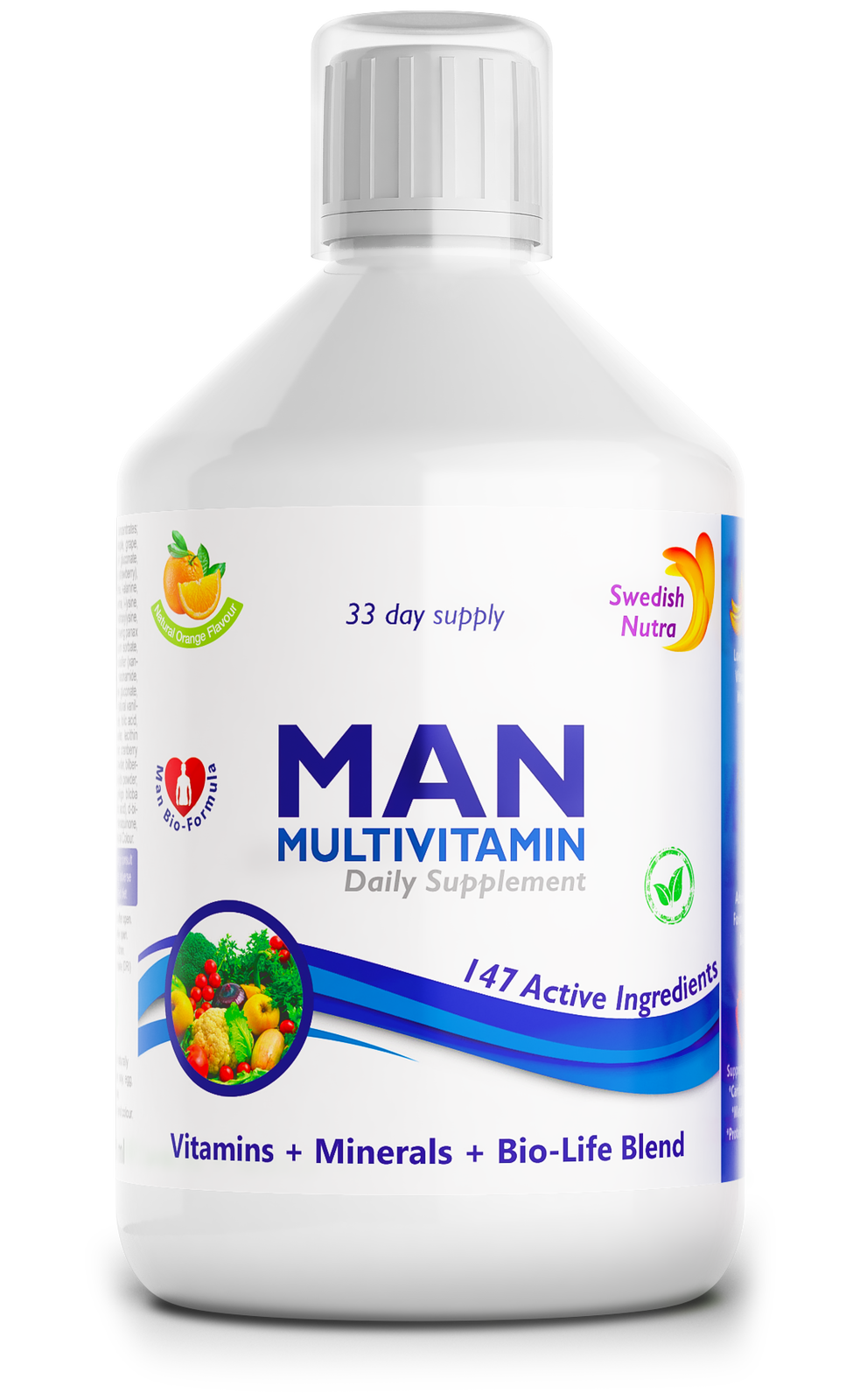 Man multivitamins for men with collagen 1497 mg - 147 active ingredients /500 ml/ - Nutra Best Europe