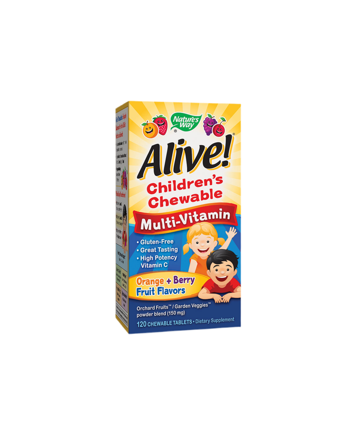 Alive! Children's Chewable Multi-Vitamin Tablets - 120 Chewable Tablets - Nutra Best Europe