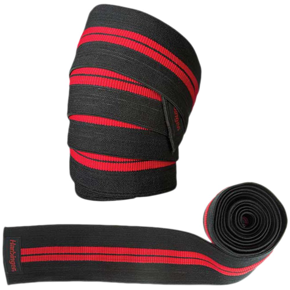 Red Line Knee Wraps - Black/Red - Nutra Best Europe