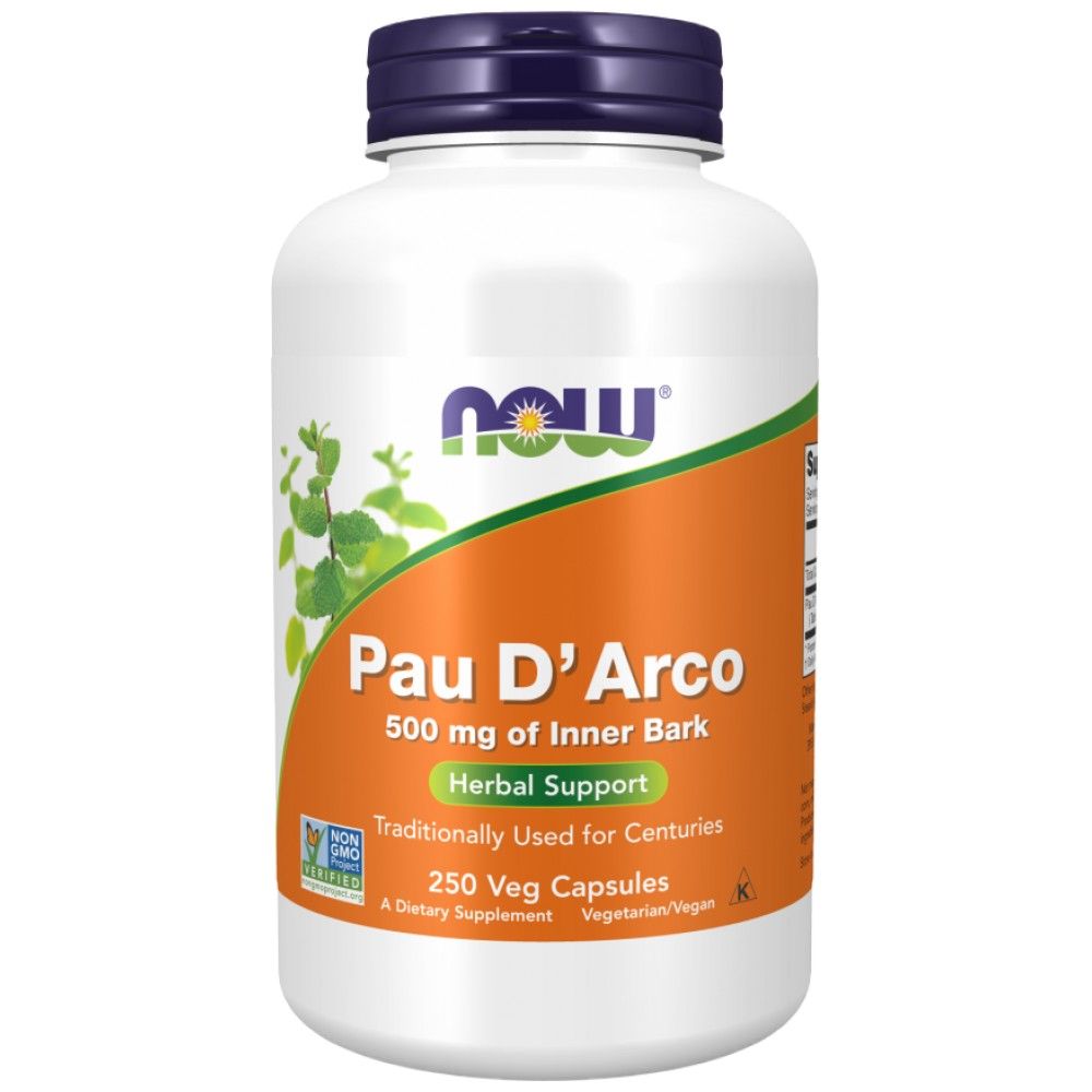 Pau D'Arco 500 mg - 100 capsules - Nutra Best Europe