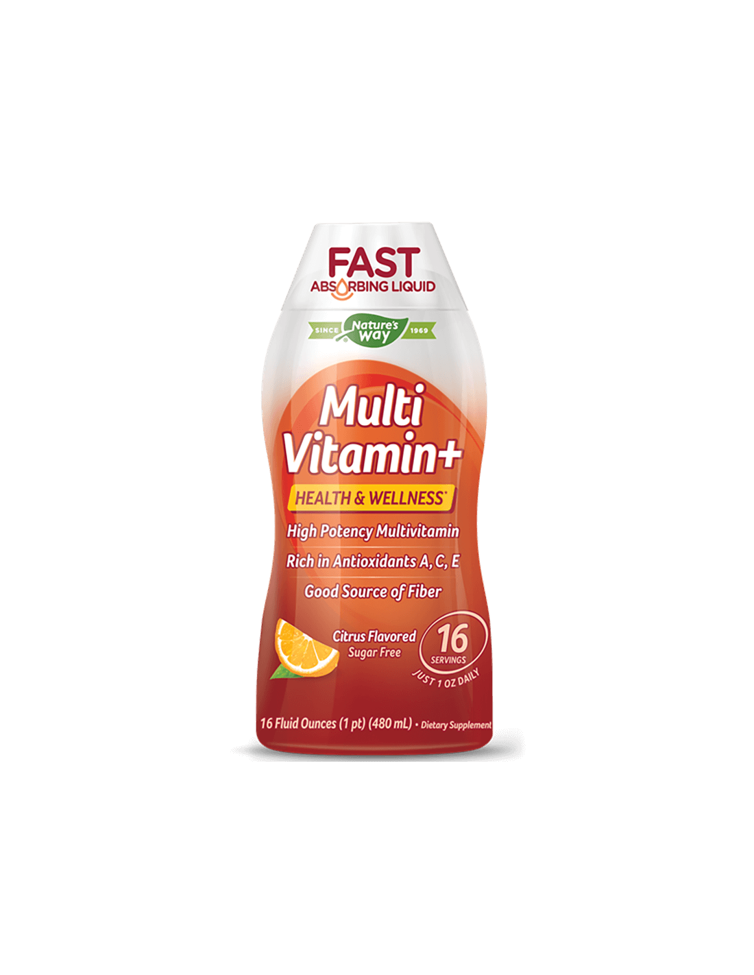 Folyékony multivitamin - Energia és erős immunitás, 480 ml