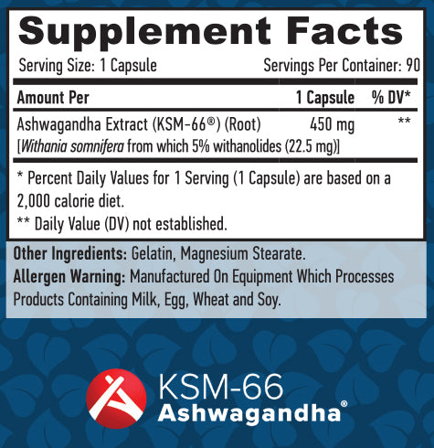 Ashwagandha KSM-66 / 90 Caps - Nutra Best Europe