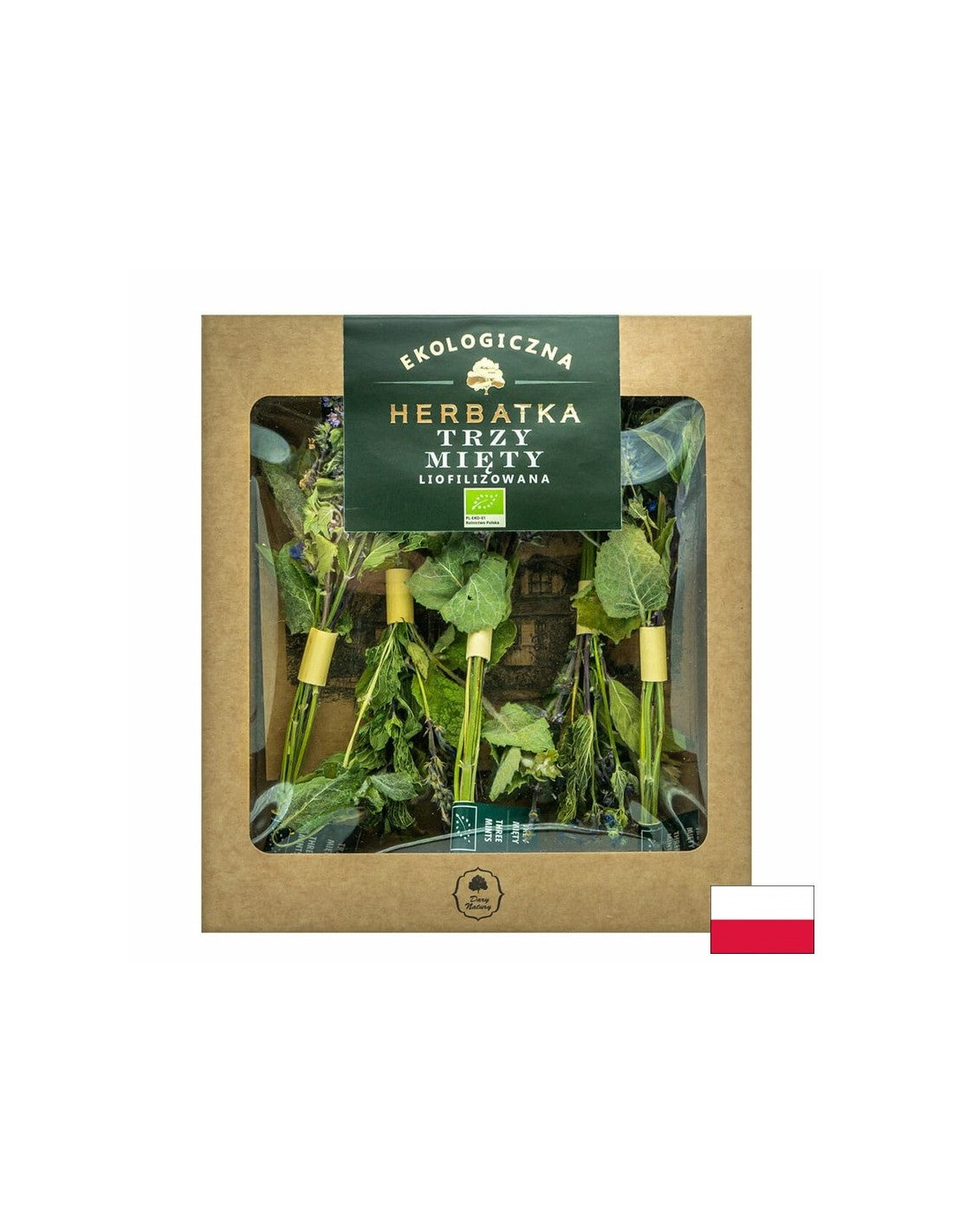Háromféle menta liofilizált Bio tea, 5 rúd x 1,5 g <tc>Dary Natury</tc>