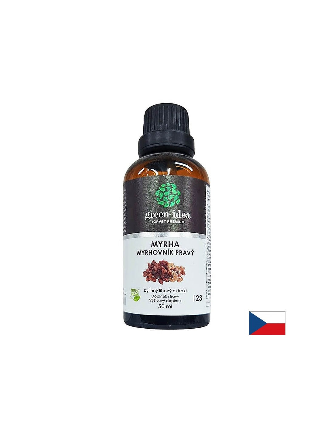 Immunitás és egészséges szív - Mirha (gyanta) + C-vitamin, 50 ml tinktúra