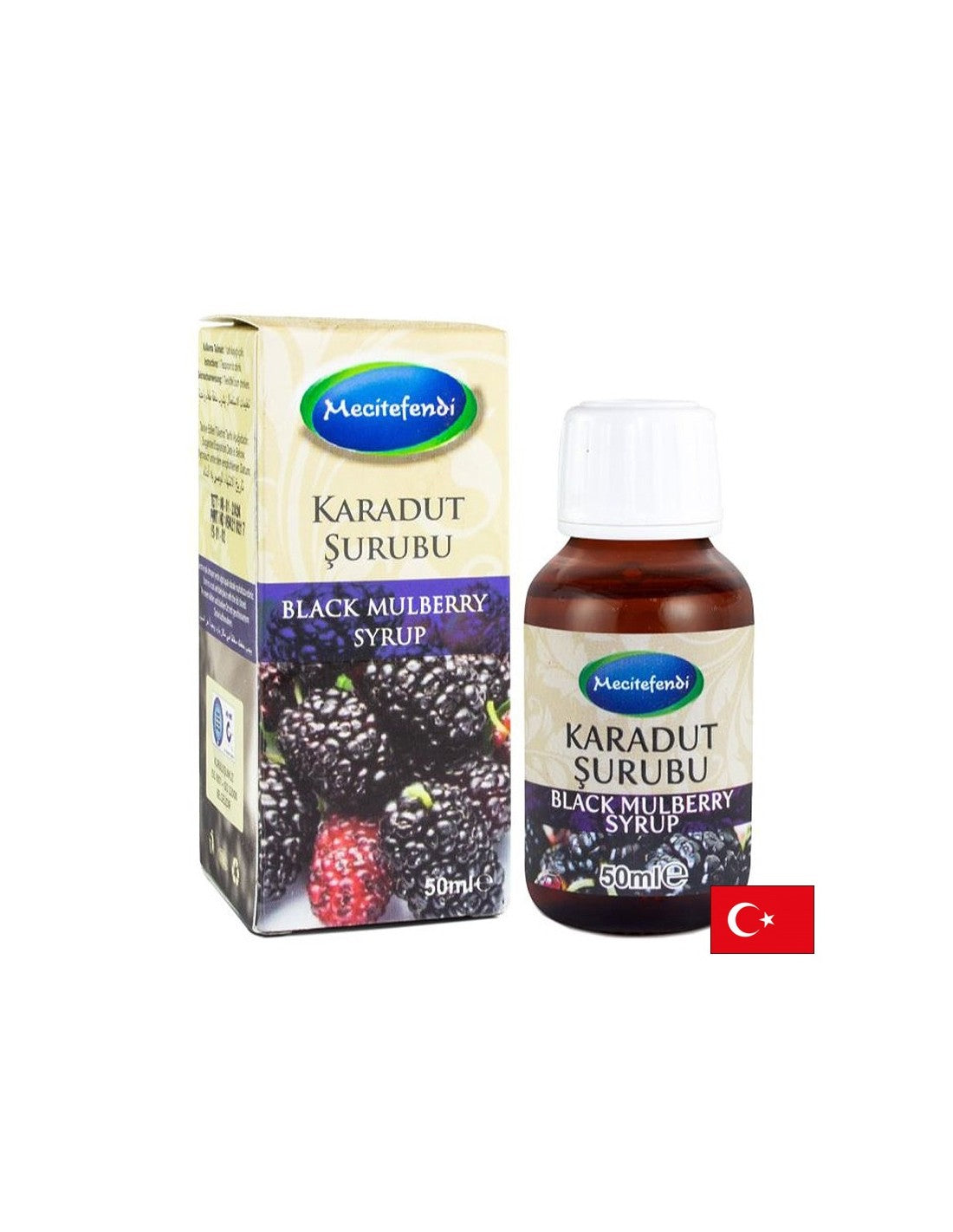 Fekete eperfa szirup – immunstimuláló és antioxidáns, 50 ml
