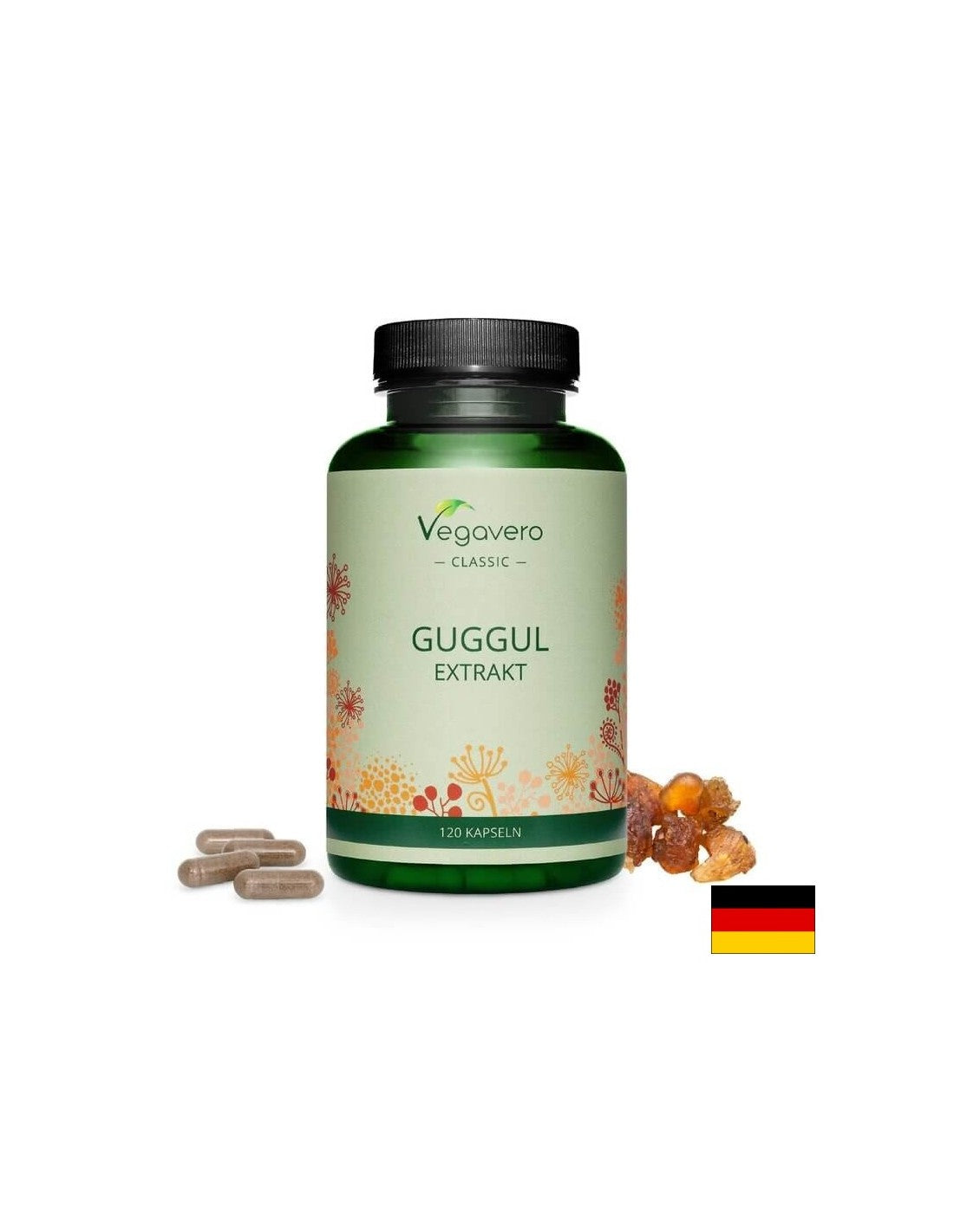 Guggul kivonat, 120 kapszula, 100%-ban vegán <tc>Vegavero</tc>