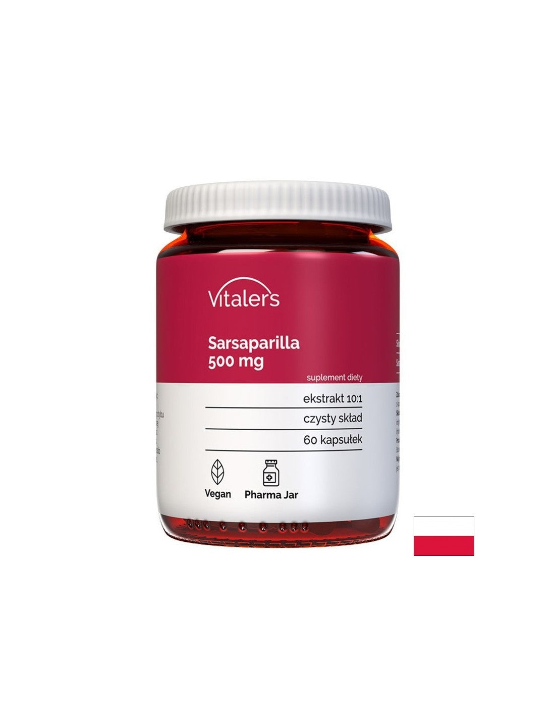 Pikkelysömör és ekcéma - Sarsaparilla, 500 mg x 60 kapszula