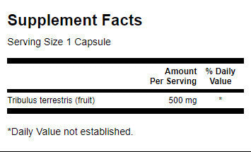 Full-Spectrum Tribulus Fruit 500 mg - 90 kapszula