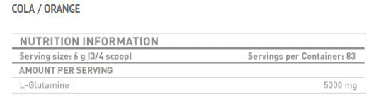 Glutamine Flavored - 0.500 kg - Nutra Best Europe
