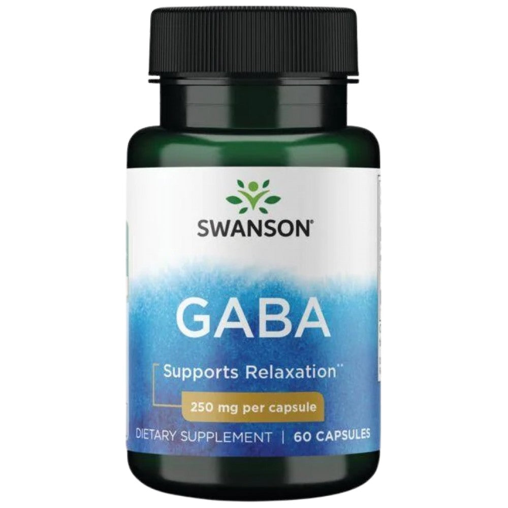GABA 250 mg 60 capsules - Nutra Best Europe