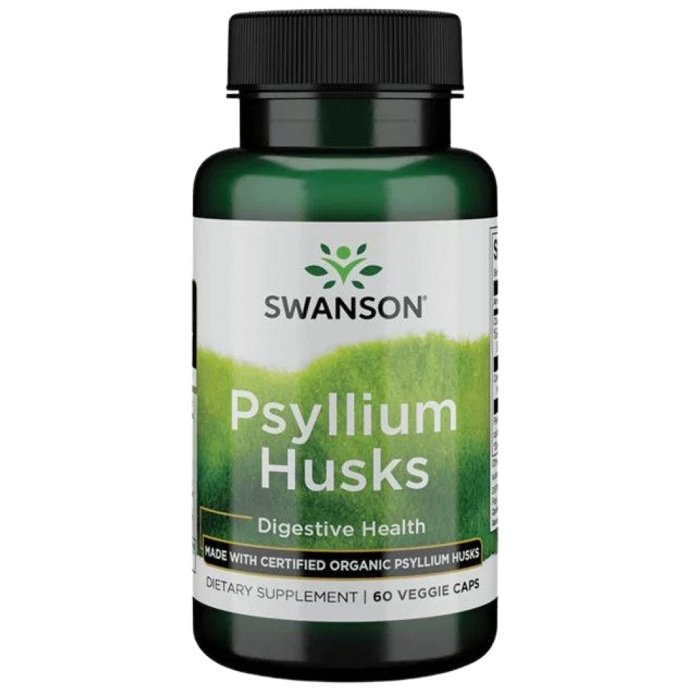 Psyllium Husks 625 mg 60 capsules - Nutra Best Europe