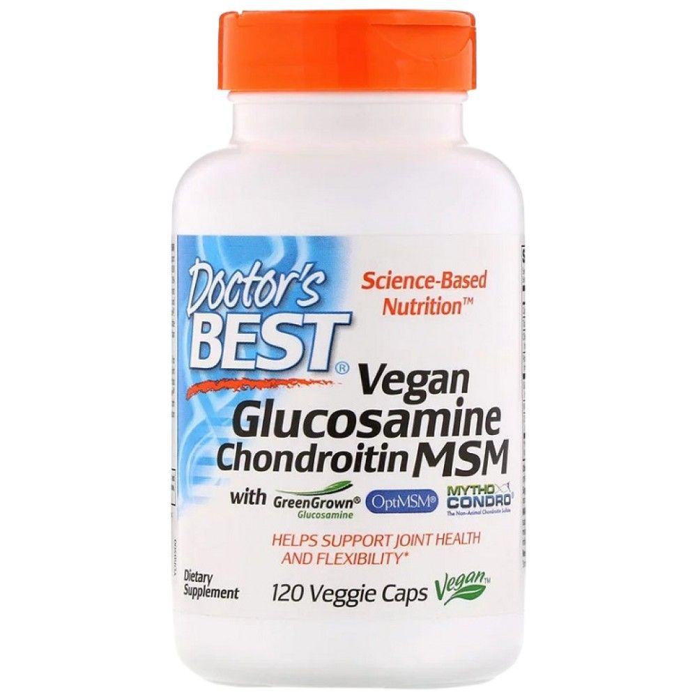 Vegan Glucosamine & Chondroitin & MSM - 120 capsules - Nutra Best Europe