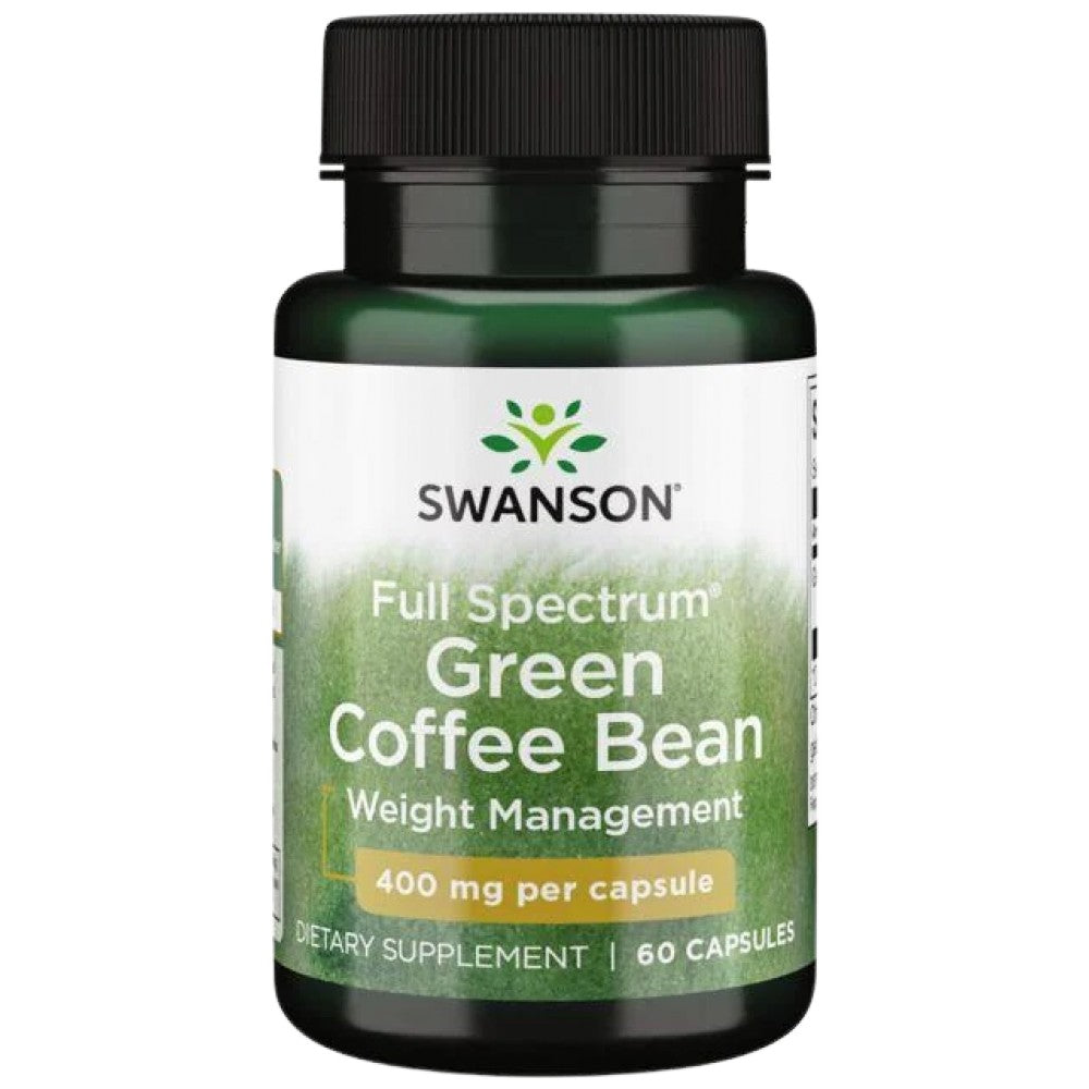 Full Spectrum Green Coffee Bean 400 mg 60 capsules - Nutra Best Europe