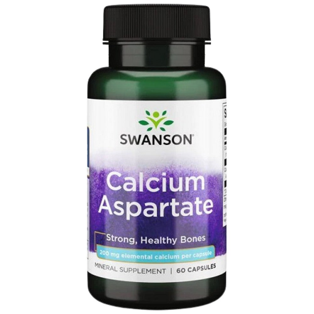 Calcium Aspartate 200 mg 60 capsules - Nutra Best Europe