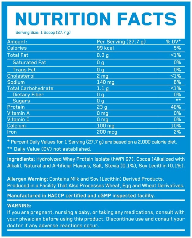 ISO BUILD Protein Isolate - 2.27 KG - Nutra Best Europe