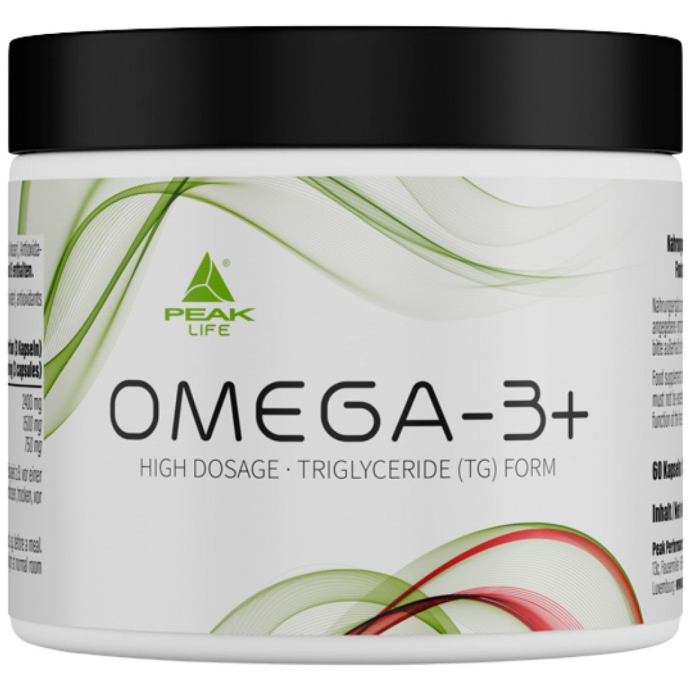 Omega-3+ - 60 Gel Capsules - Nutra Best Europe