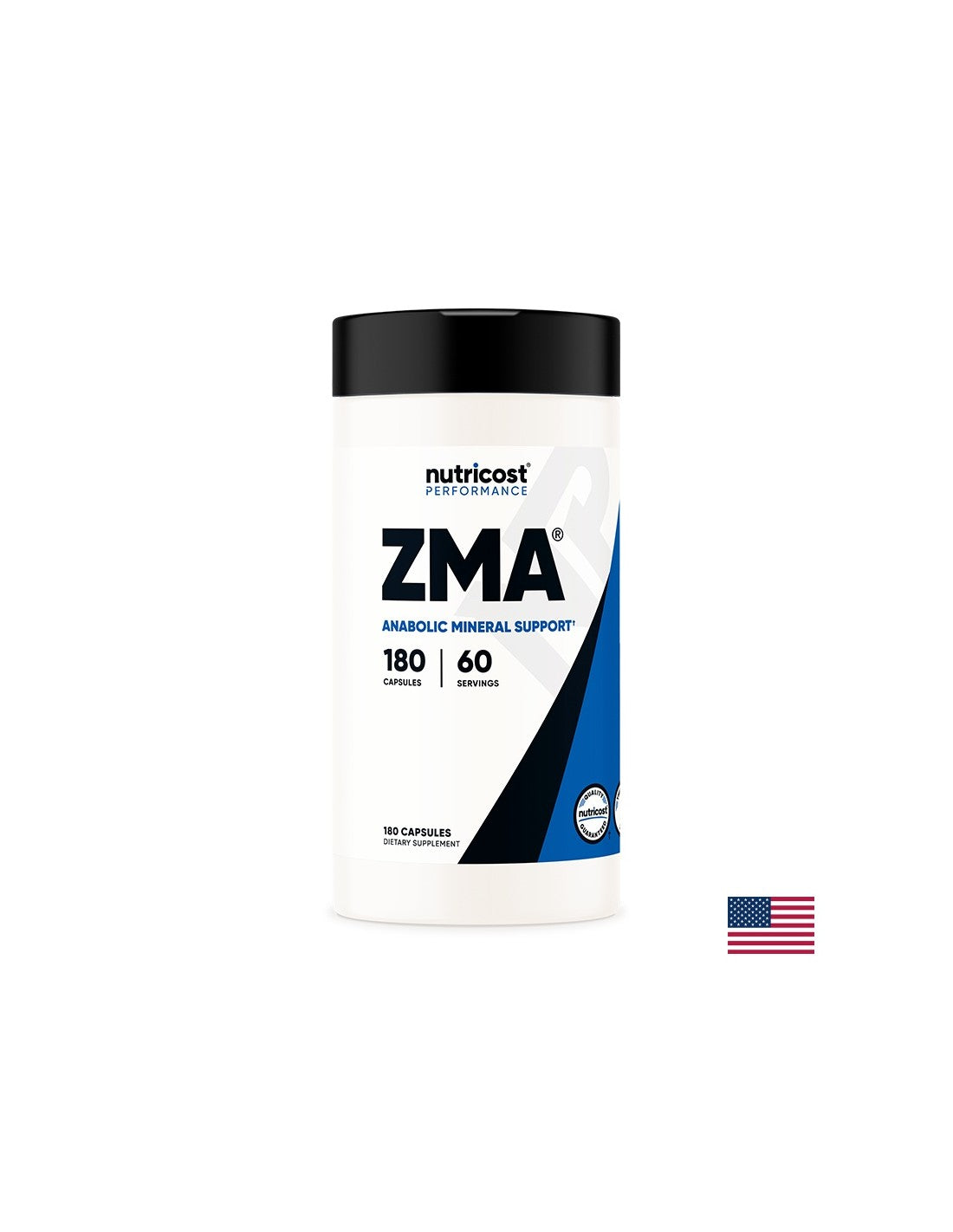 Cink, magnézium és B6-vitamin - ZMA, 180 kapszula <tc>Nutricost</tc>