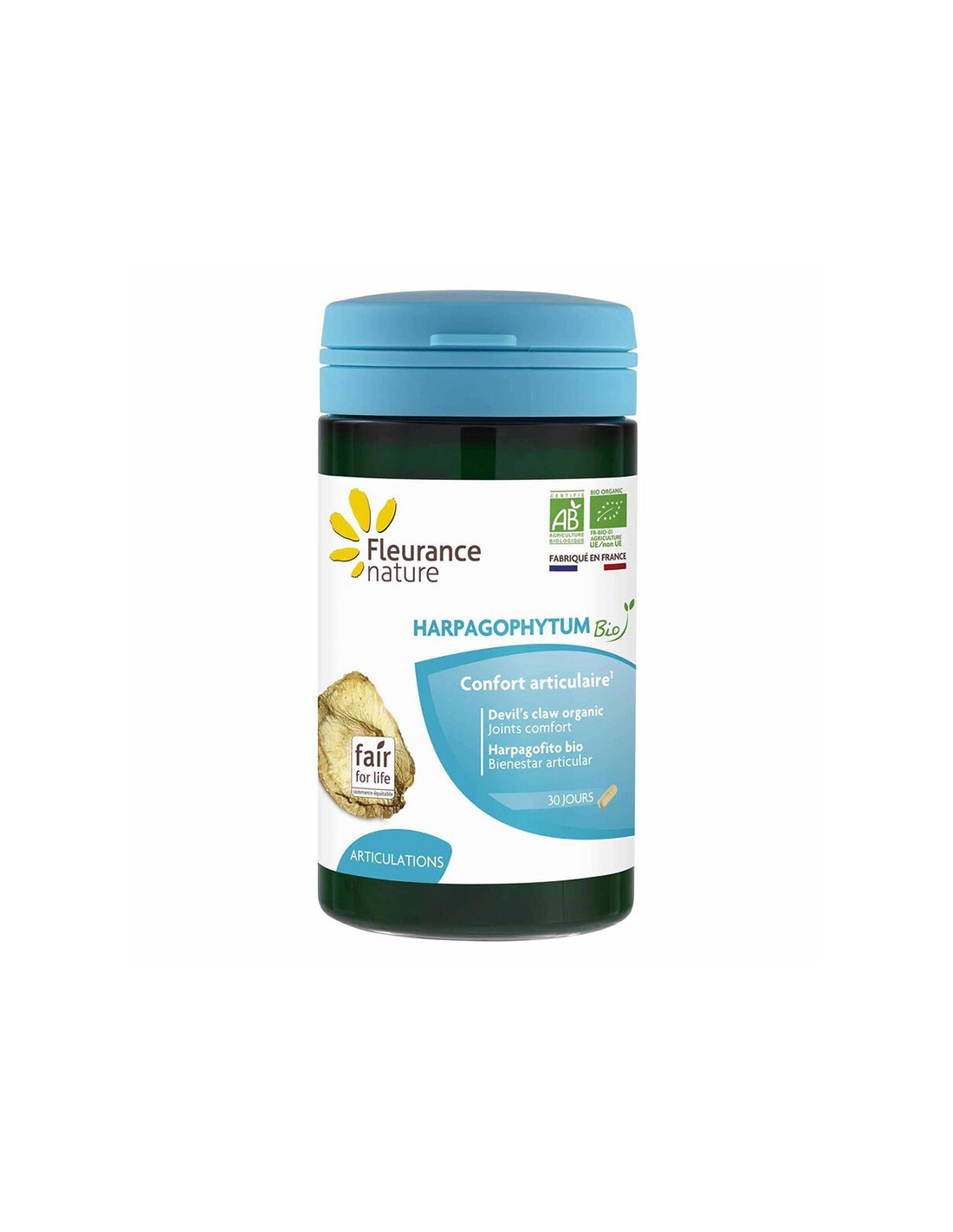 Erős immunitás és egészséges ízületek - Devil's claw Bio, 60 tabletta Fleurance Nature
