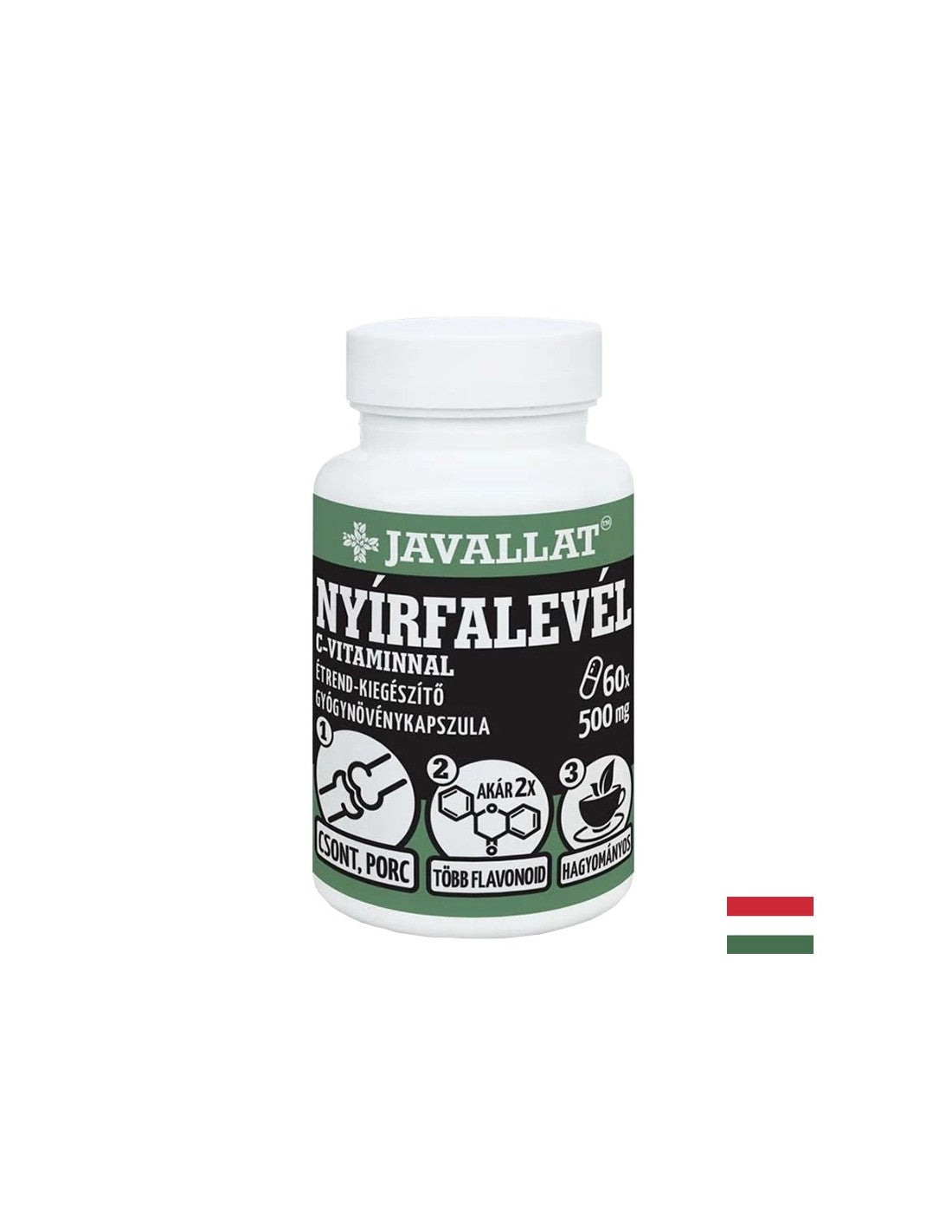 Bőr- és ízületápolás - fehér nyírfa (levél) + C-vitamin, 60 kapszula